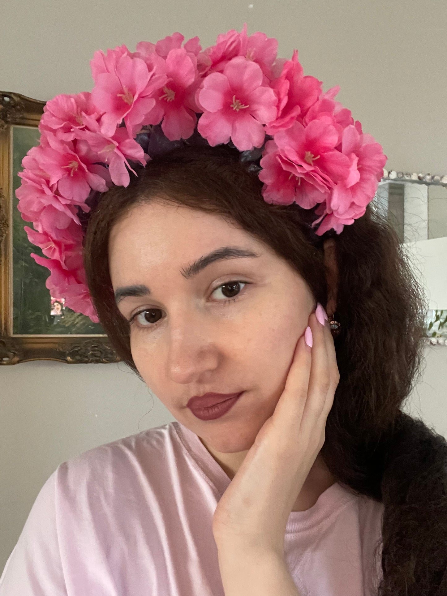 Cherry blossom headband 🍒🌸