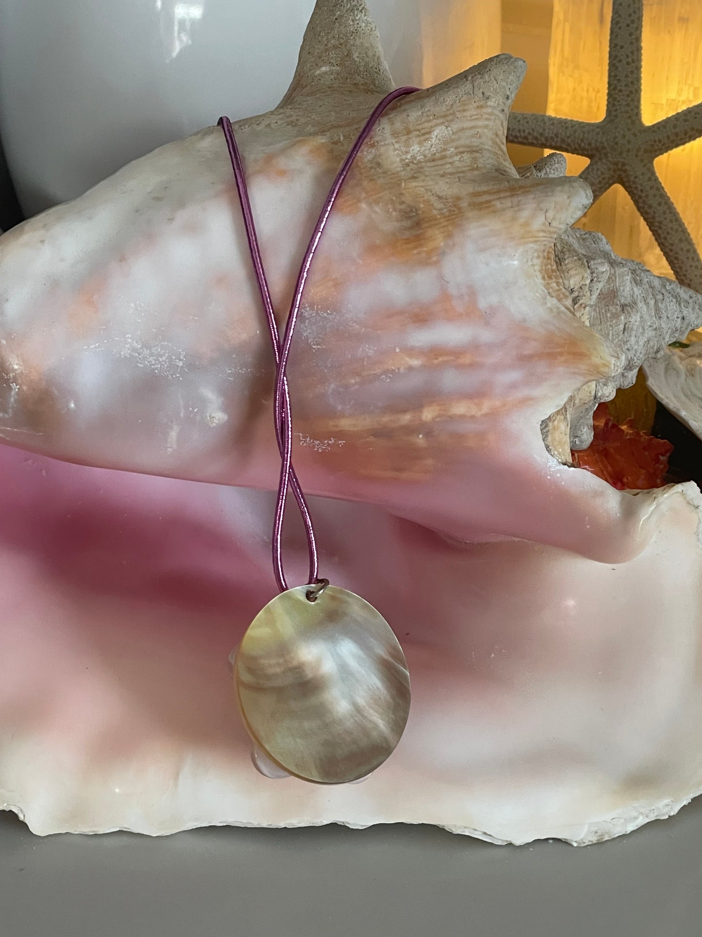 Mother of pearl necklace πβ¨