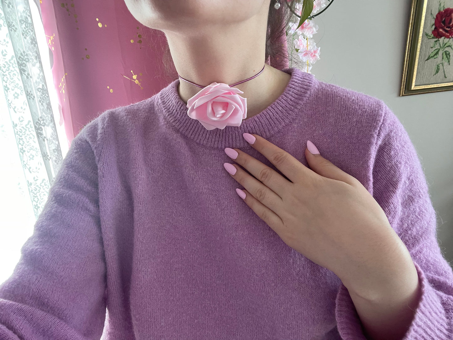 Rose choker 🌹