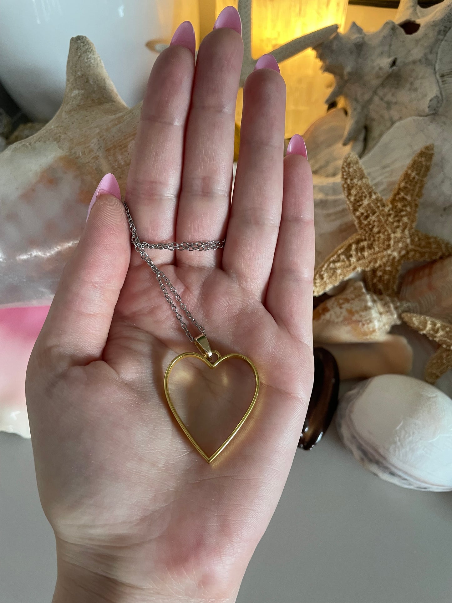 Heart of gold necklace 💛