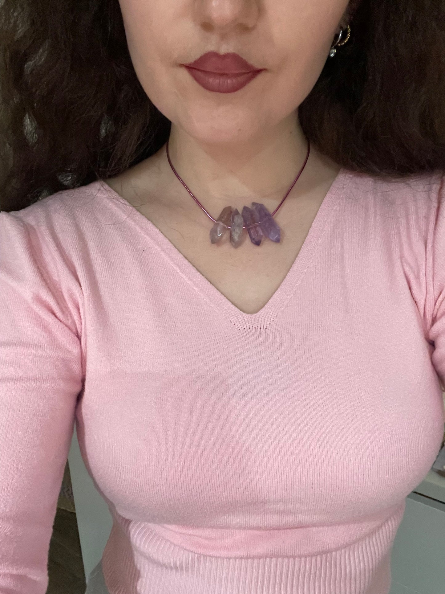 Amethyst necklace 💜 #1