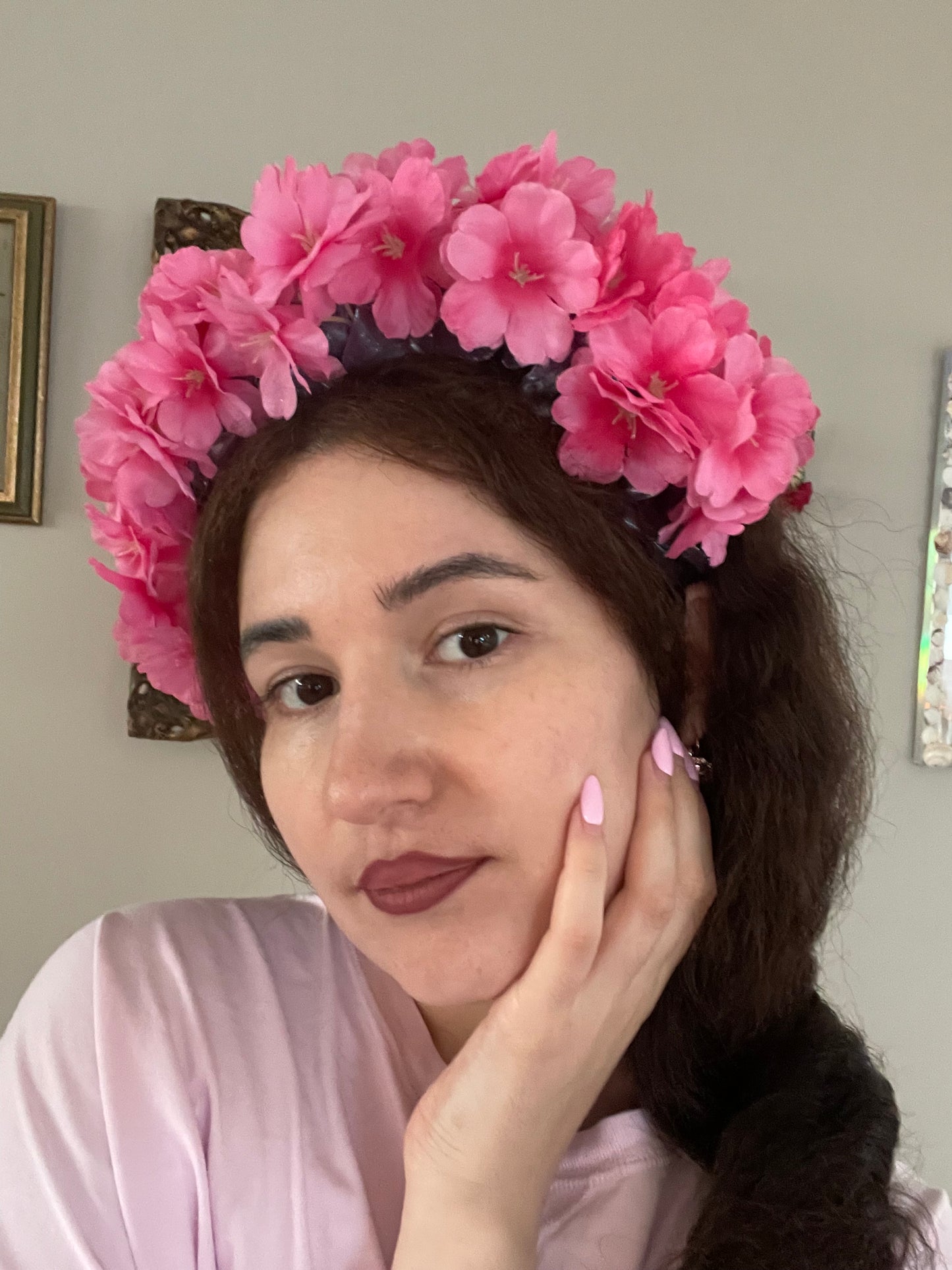 Cherry blossom headband 🍒🌸