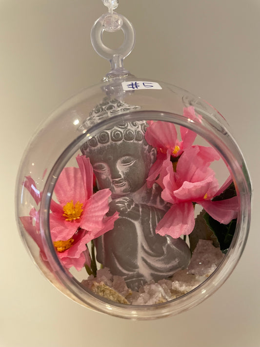 Hanging Flower Buddha ๐ธ
