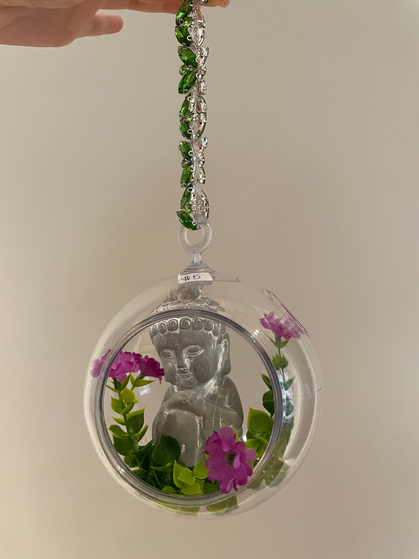 Hanging Buddha terrarium 🌱
