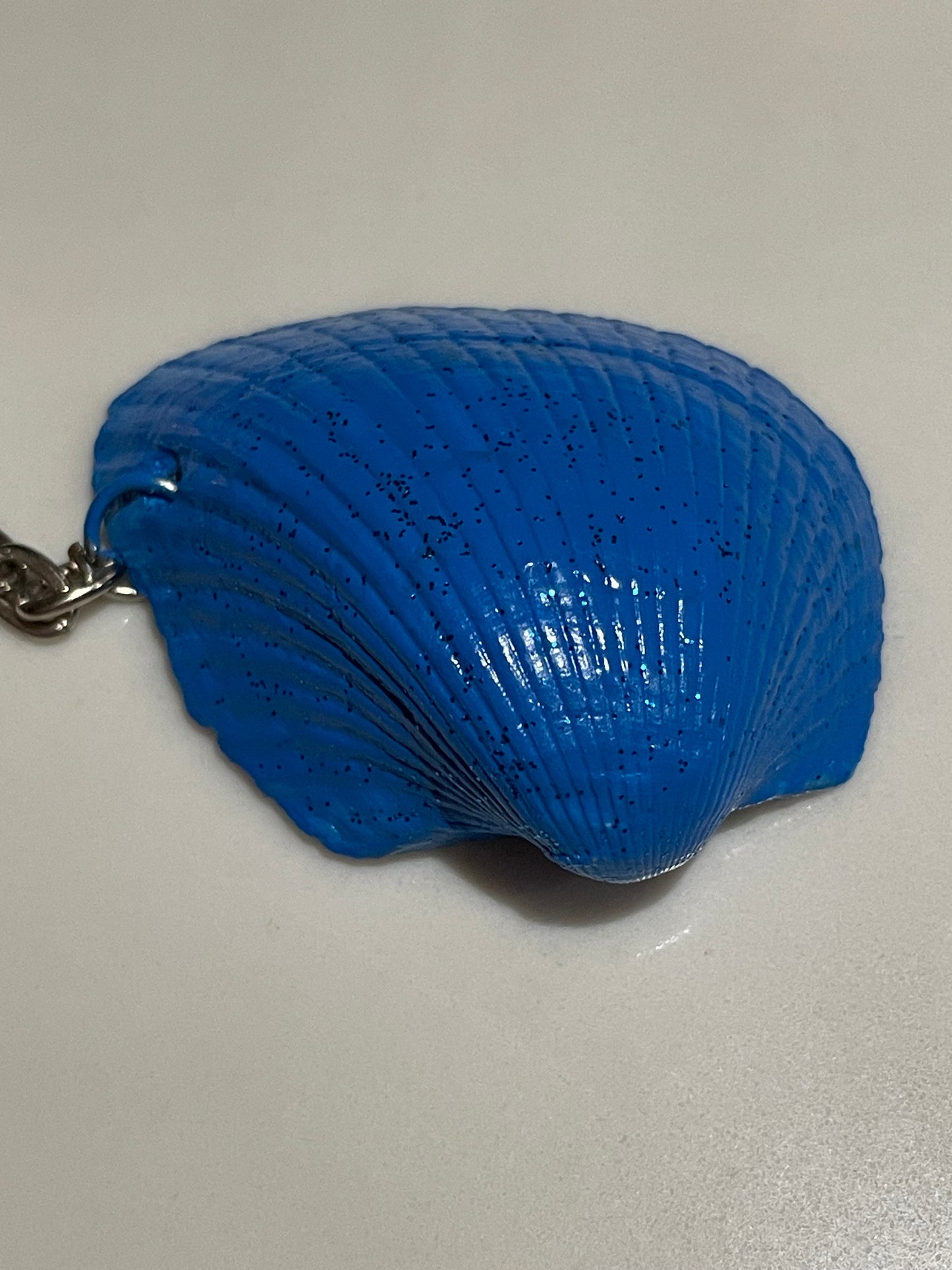 Blue seashell keychain 💙 #1
