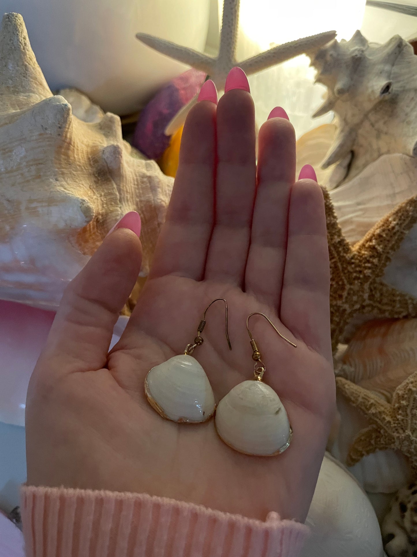 Seashell earrings 🧜🏻♀️🐚✨