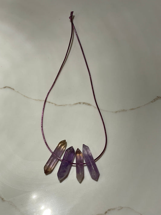 Amethyst necklace #3 π