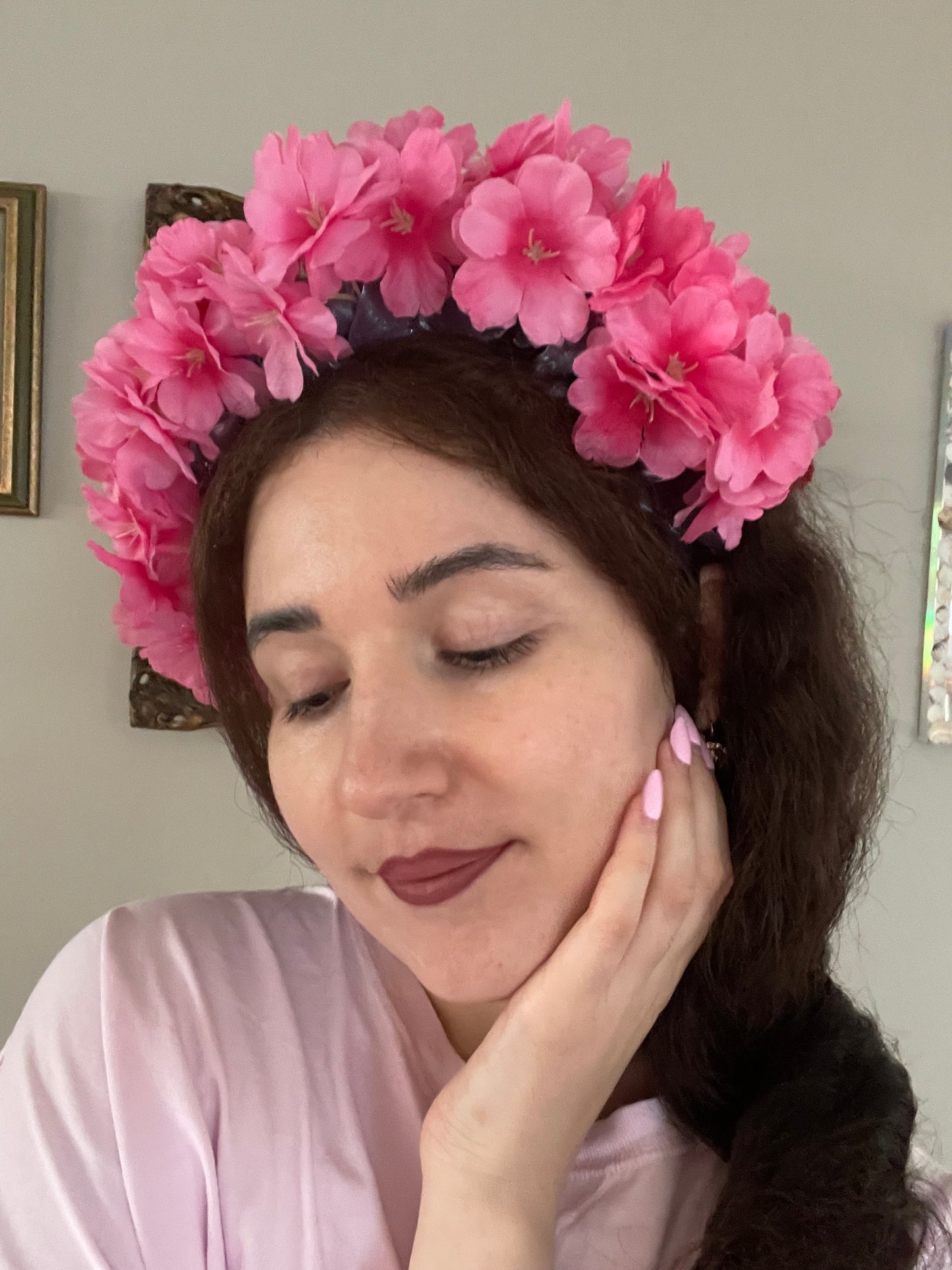 Cherry blossom headband 🍒🌸