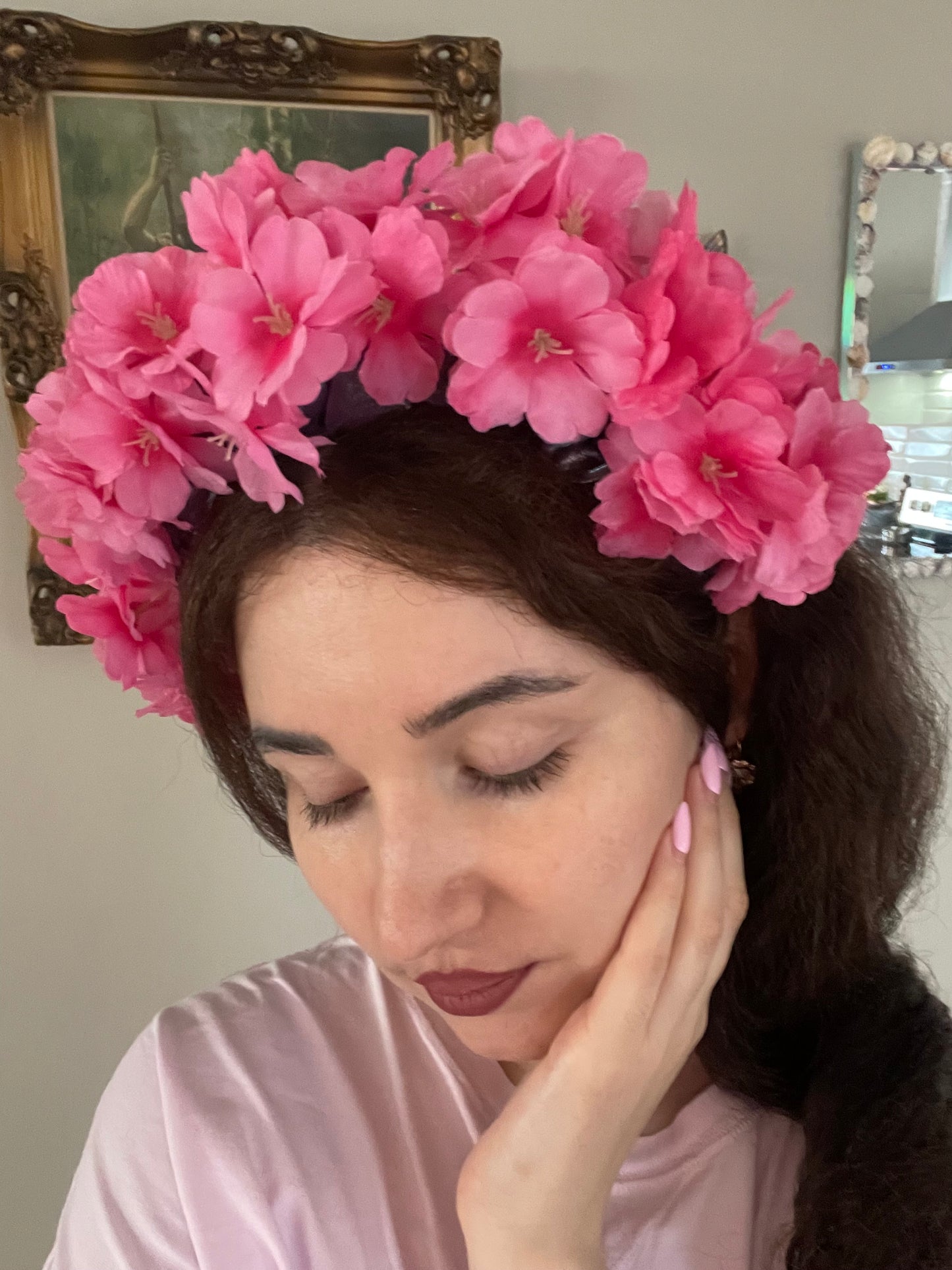 Cherry blossom headband 🍒🌸