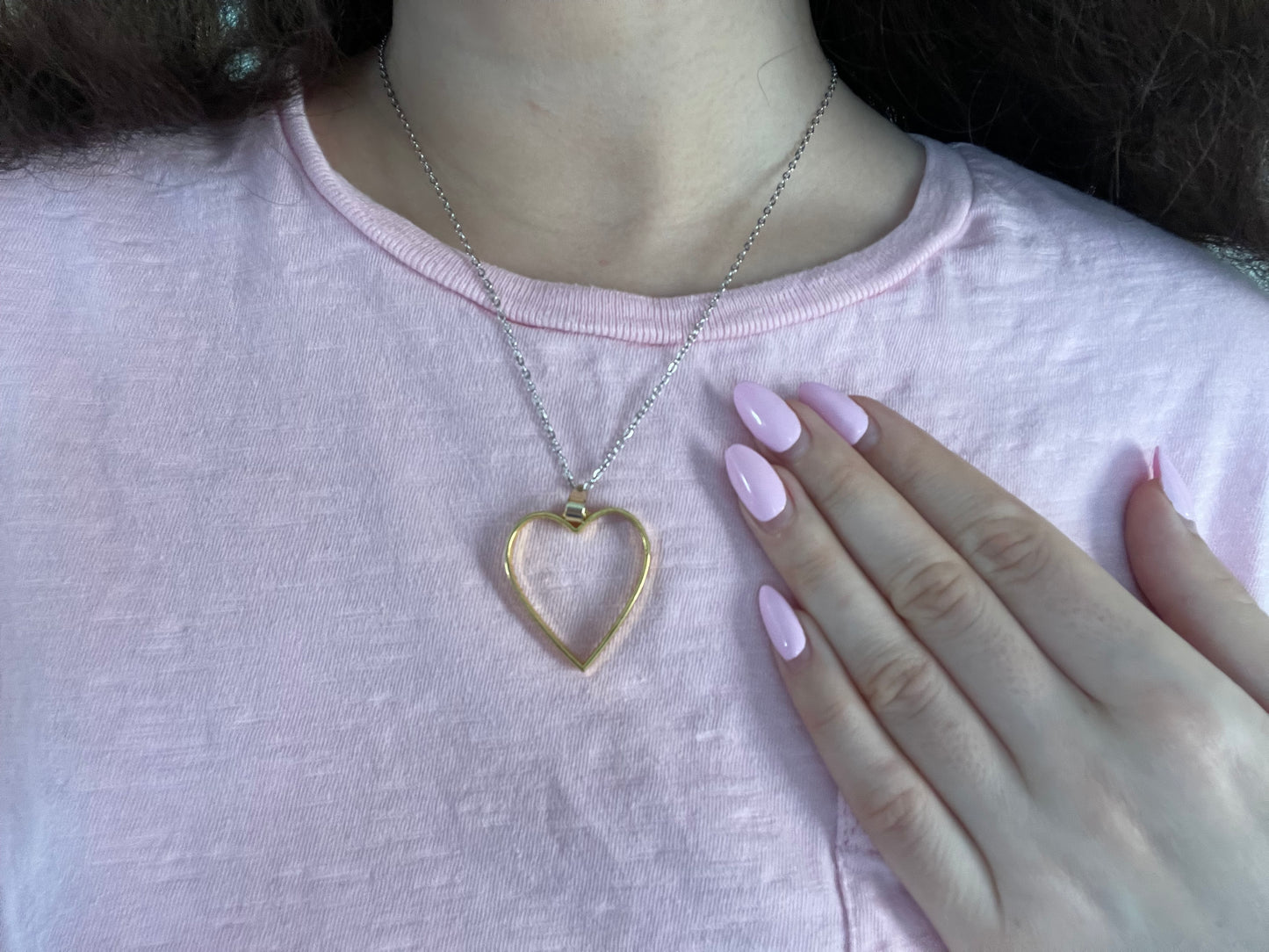 Heart of gold necklace 💛