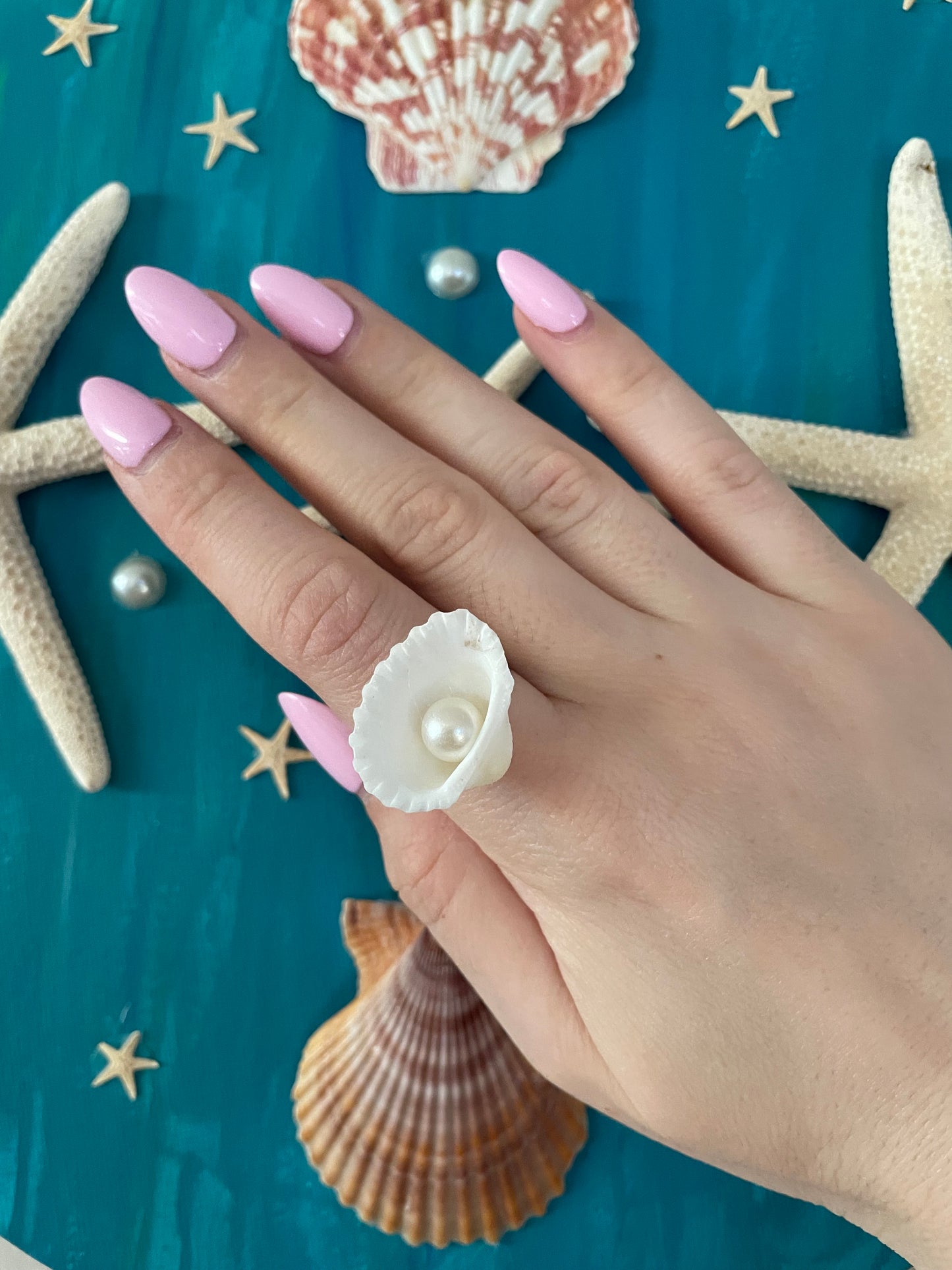 Shell and pearl ring #2 💍✨