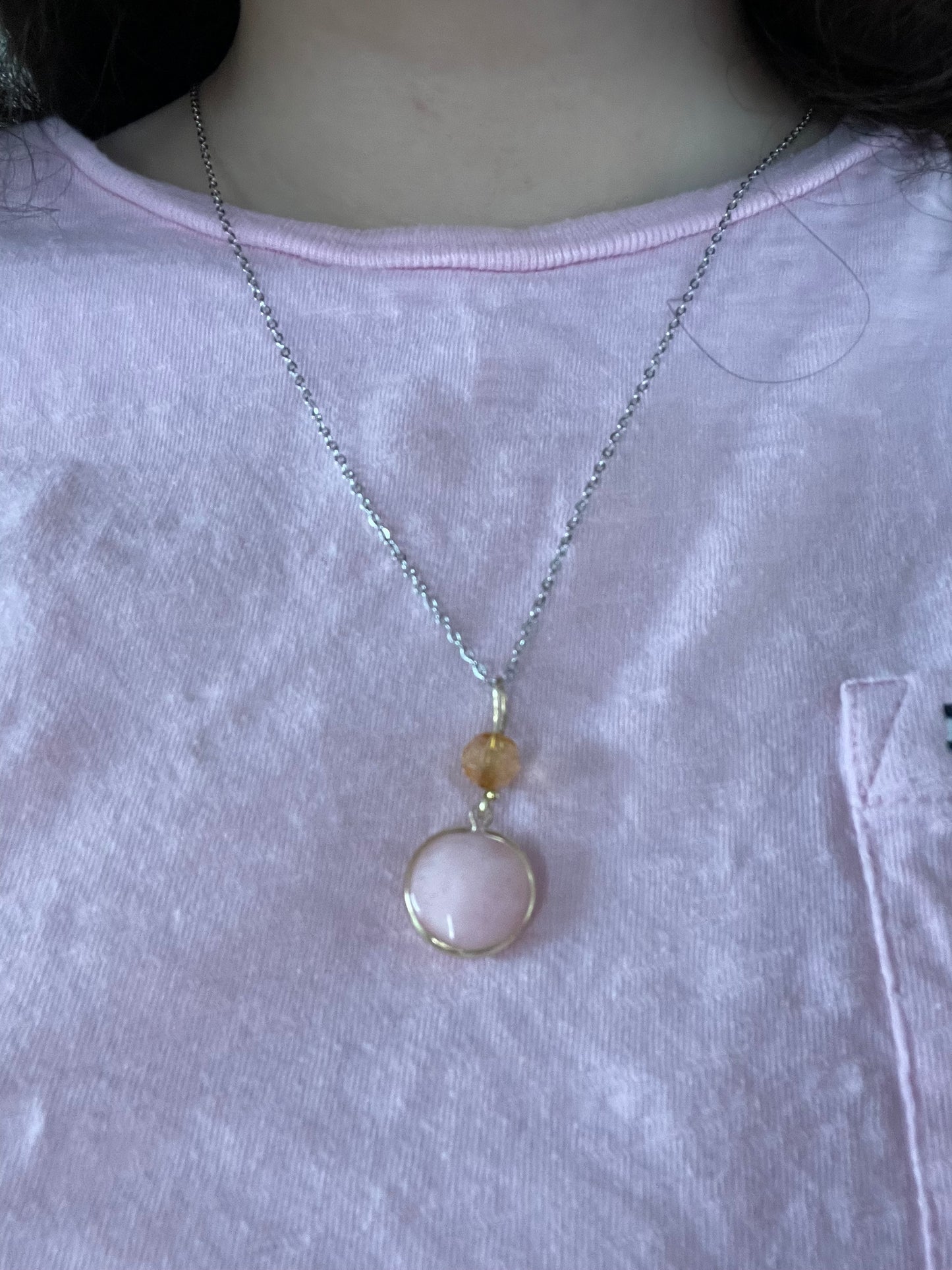 Rose quartz necklace 💖