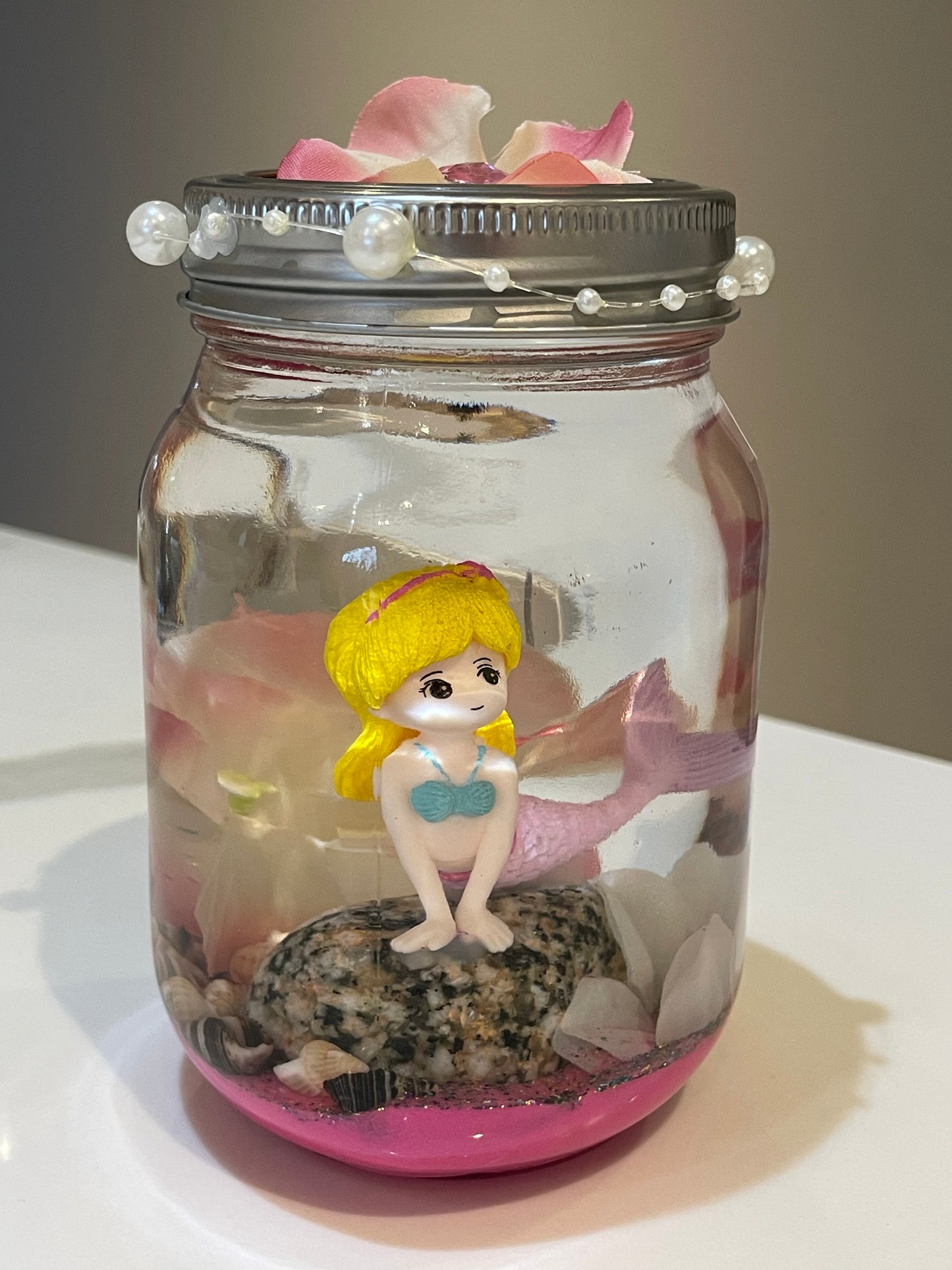 Mermaid globe 🧜🏻‍♀️💧🫧🫙