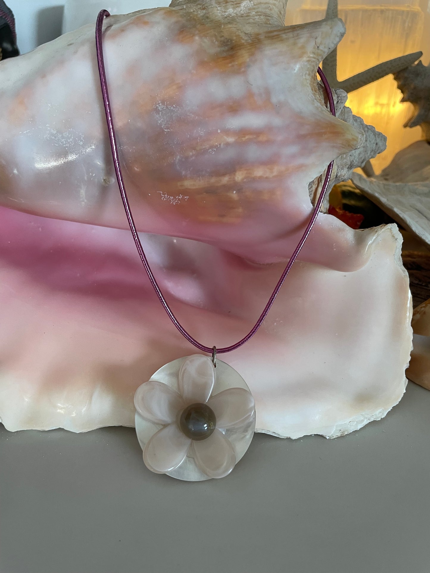 Mother of pearl necklace 🐚✨