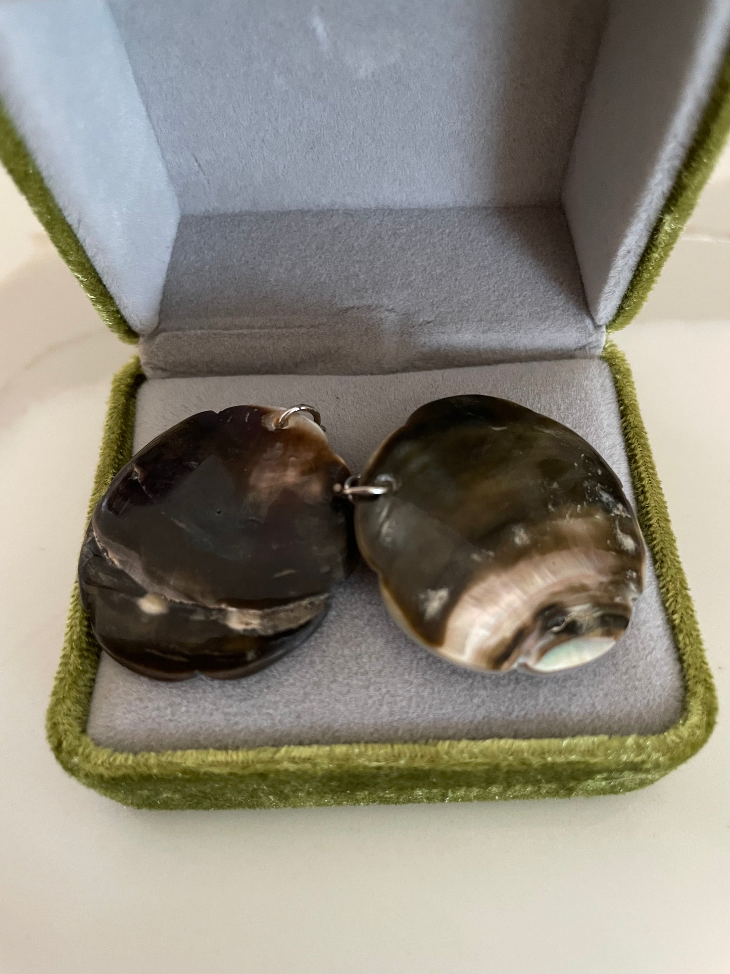 Mother of pearl shell earrings 🧜🏻‍♀️🐚✨