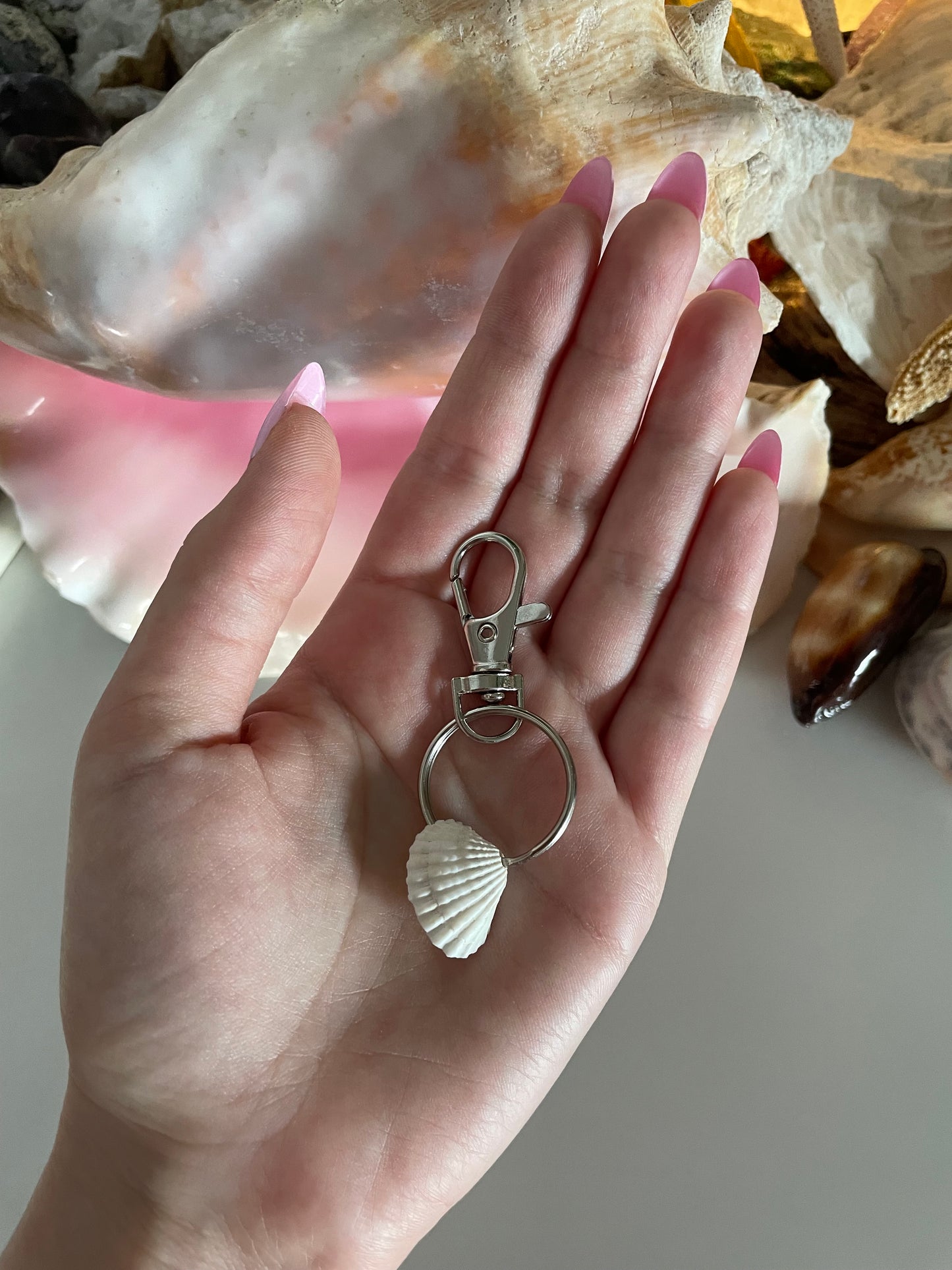 Mini shell keychain 🐚 ✨