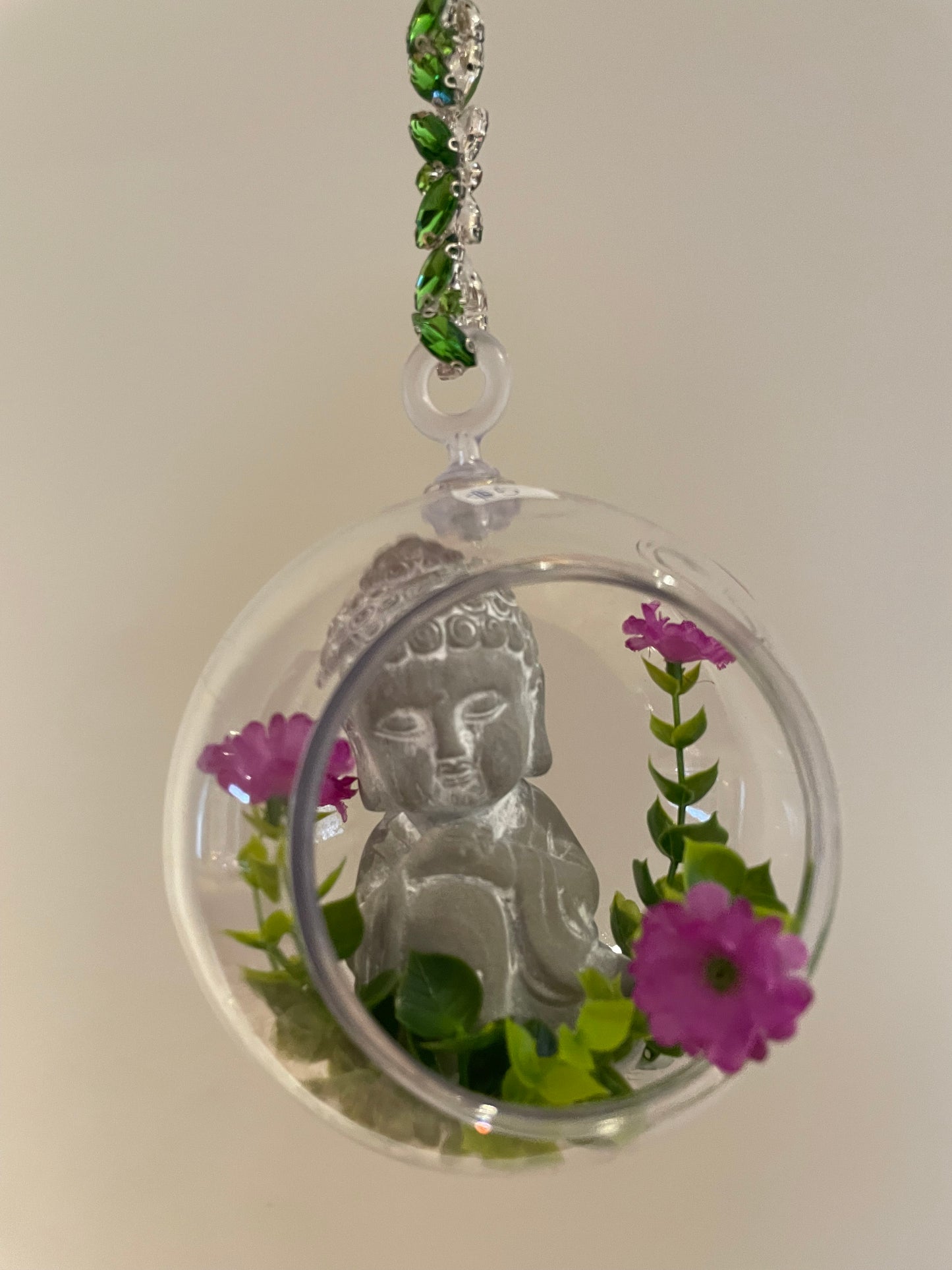Hanging Buddha terrarium 🌱
