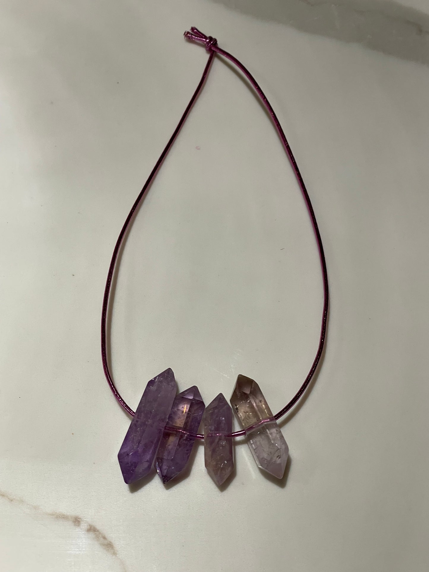 Amethyst necklace 💜 #1